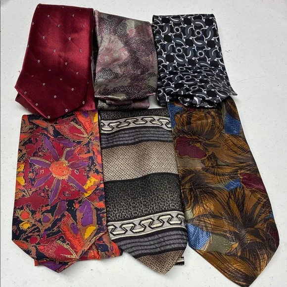 Men's Multicolor Tie Set - Picture 1 of 8